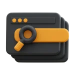Icono de posicionamiento SEO con lupa sobre barra de búsqueda tumarcaviral.com agencia de marketing digital